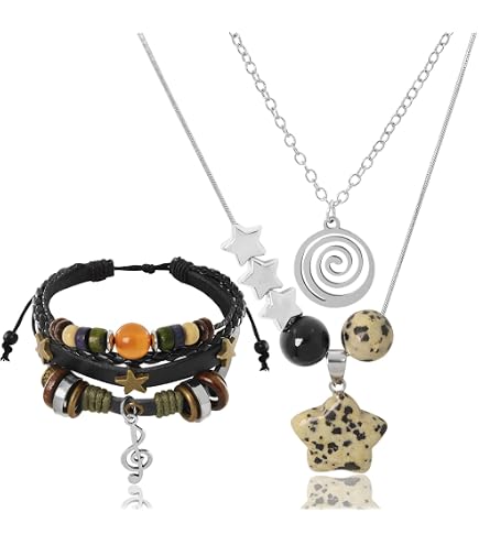 Amazon.com: JIYIN 4 Pcs Leather Rock Studded Bracelets, Punk PU